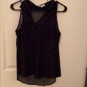 Express Sheer Sleeveless Top